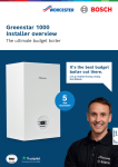 Greenstar 1000 installer overview Preview Image